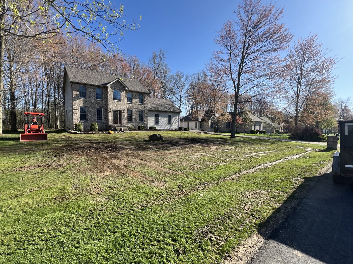 AAA yard installation — During