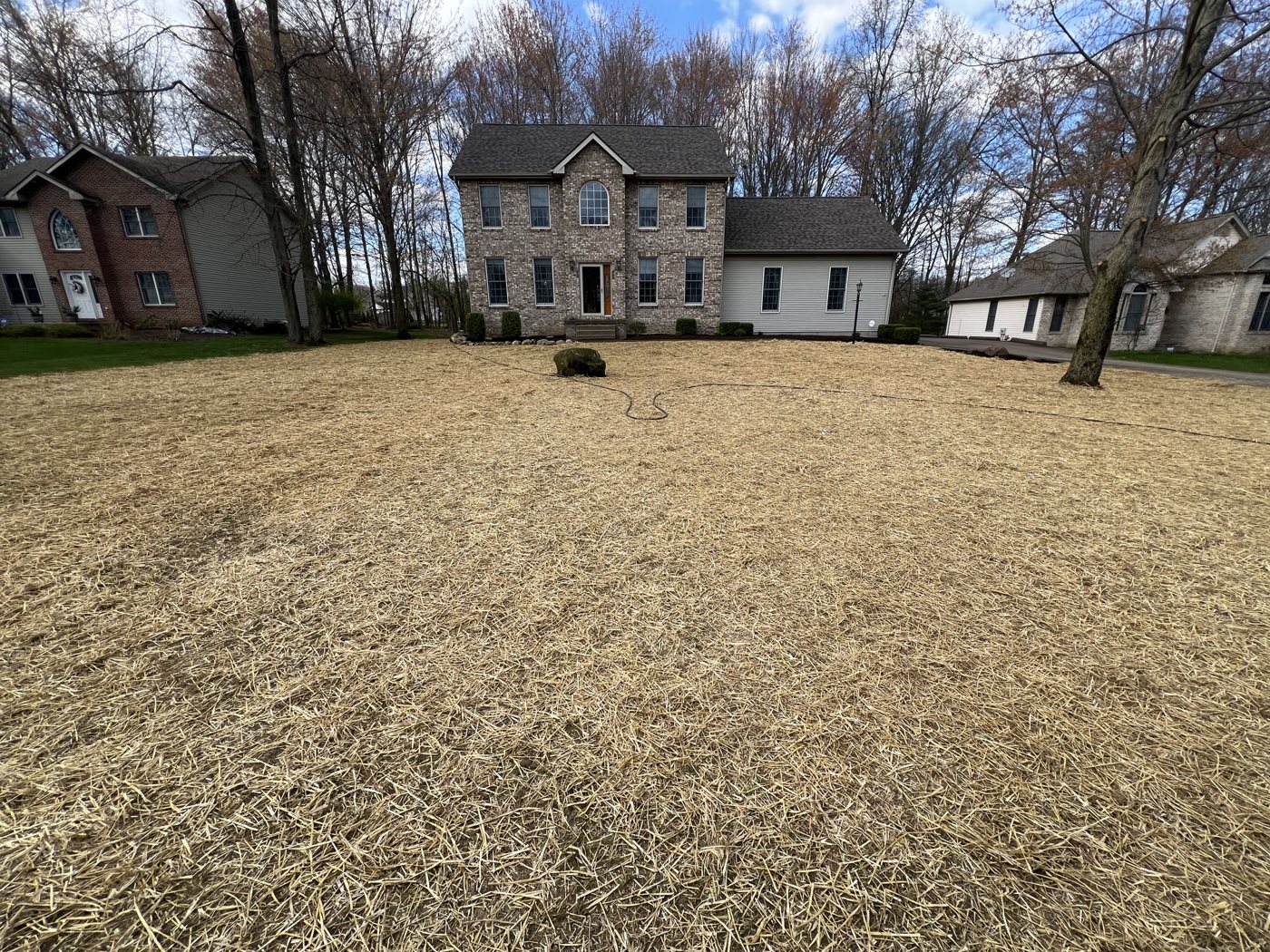 AAA yard installation — After