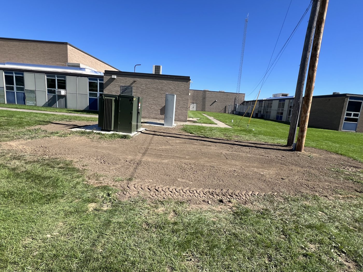 AAA yard installation — Before