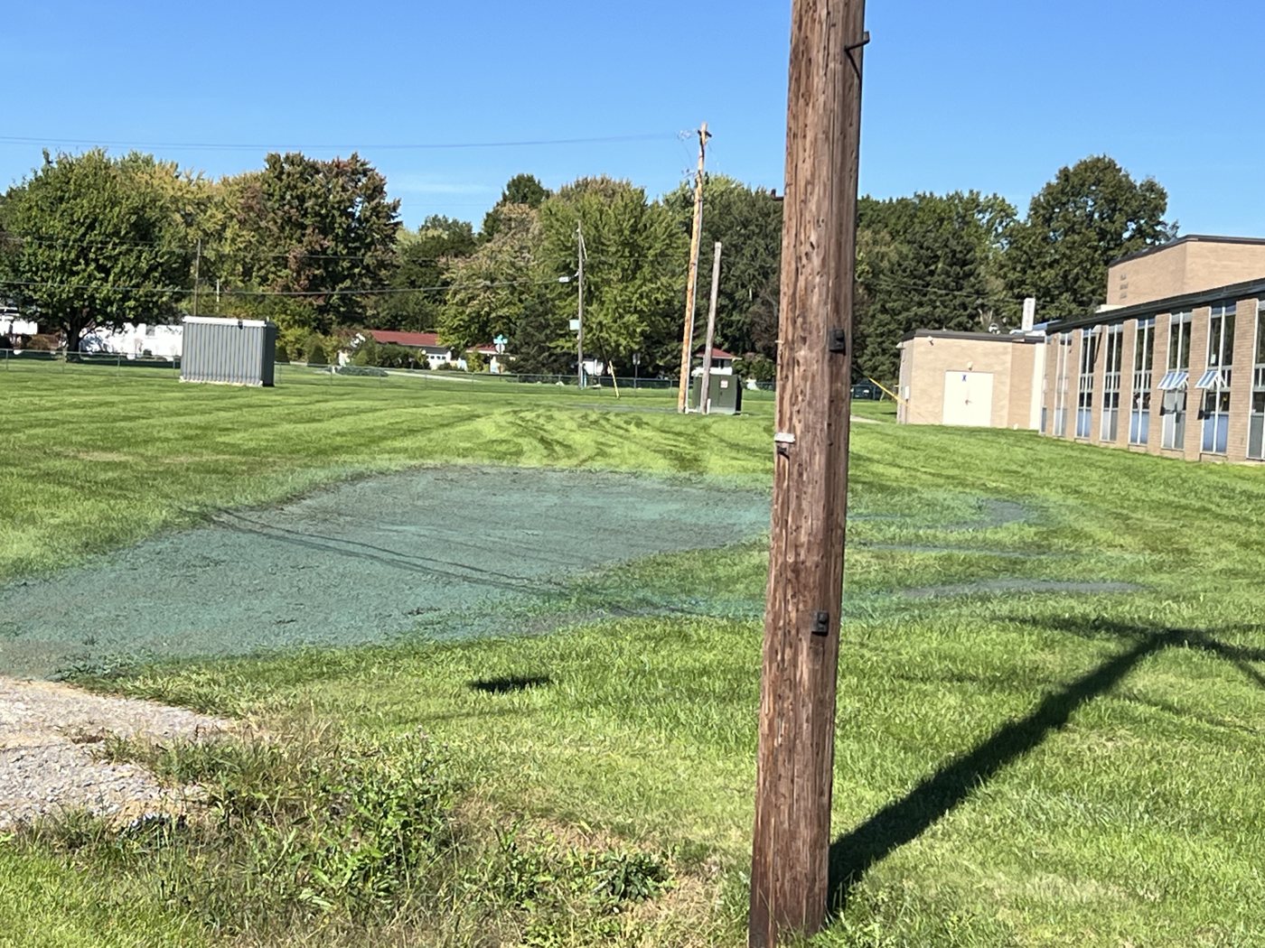 AAA yard installation — After