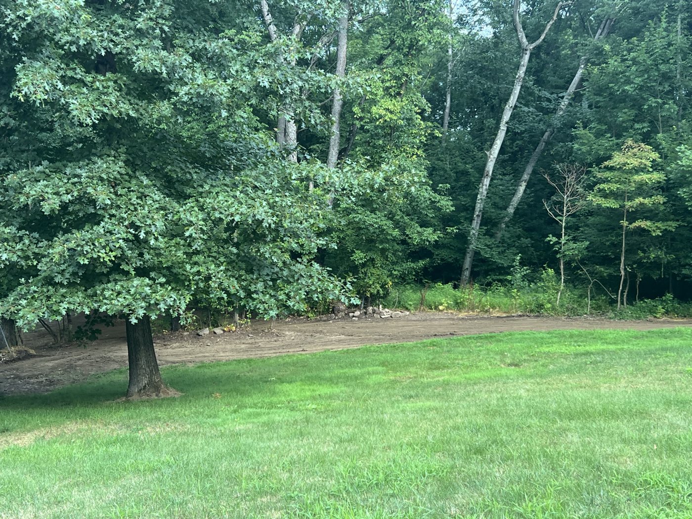 AAA yard installation — Before