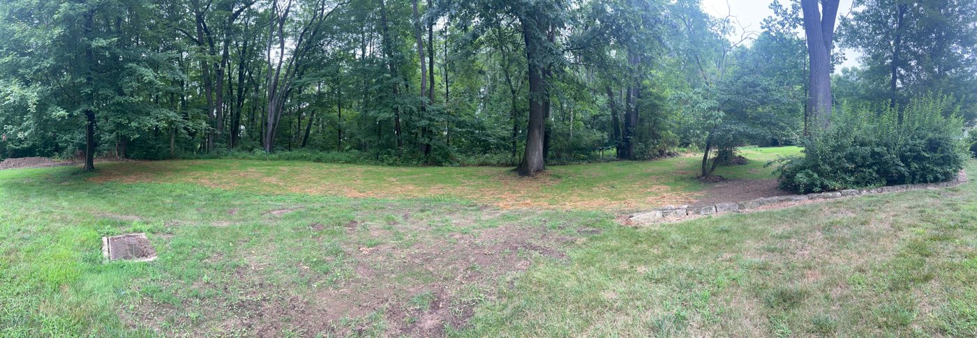 AAA yard installation — After