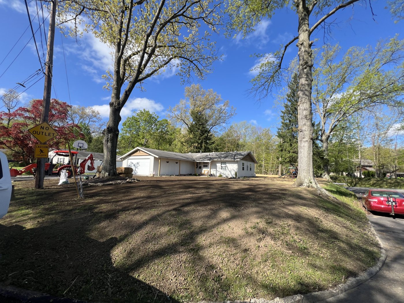 AAA yard installation — Before